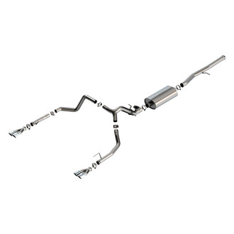 Borla® - Touring™ 304 SS Cat-Back Exhaust System with Quad Rear Exit