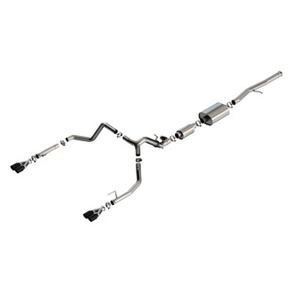Borla® - S-Type™ 304 SS Cat-Back Exhaust System with Quad Rear Exit