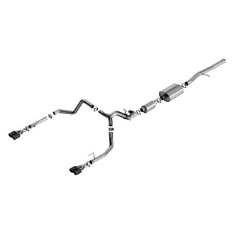 Borla® - S-Type™ 304 SS Cat-Back Exhaust System with Quad Rear Exit