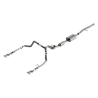 Borla® - S-Type™ 304 SS Cat-Back Exhaust System with Quad Rear Exit