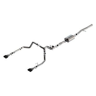 Borla® - ATAK™ 304 SS Cat-Back Exhaust System with Quad Rear Exit