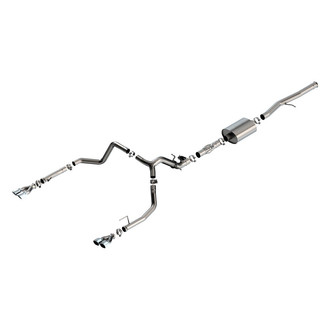 Borla® - ATAK™ 304 SS Cat-Back Exhaust System with Quad Rear Exit