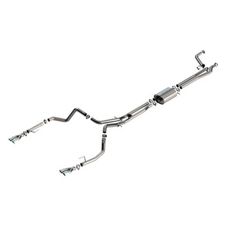 Borla® - S-Type™ 304 SS Cat-Back Exhaust System with Quad Rear Exit
