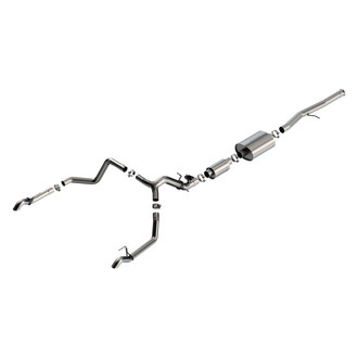 Borla® - S-Type™ 304 SS Cat-Back Exhaust System with Split Rear Exit