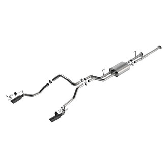 Borla® - ATAK™ 304 SS Cat-Back Exhaust System with Split Rear Exit