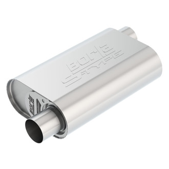 Borla® - S-Type™ Stainless Steel Oval Crate Gray Exhaust Muffler