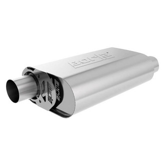 Borla® - ATAK™ Stainless Steel Oval Crate Gray Exhaust Muffler