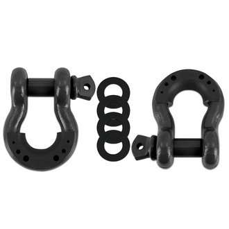 Borne Off-Road® - Gunmetal 3/4 Steel D-Ring Shackle Set