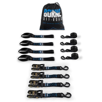 Borne Off-Road® - Heavy-Duty Ratchet Tie-Down Kit