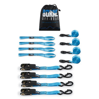 Borne Off-Road® BNRTC-TDMD-4BL - Medium-Duty Ratchet Tie-Down Kit