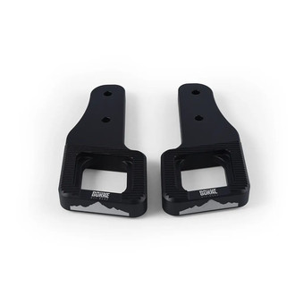 Borne Off-Road® - Micro-Wrinkle Black Billet Tow Hooks