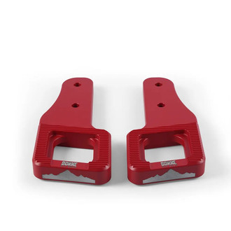 Borne Off-Road® - Micro-Wrinkle Red Billet Tow Hooks