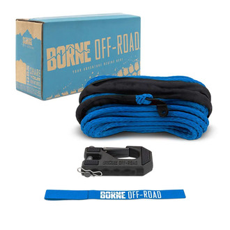 Borne Off-Road® - Synthetic Winch Rope, Hook and Tether Strap