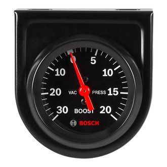 Bosch® - Style Line Series Mechanical Vacuum/Boost Gauge, -30 inHg-20 PSI