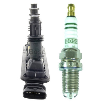 Bosch® - Ignition Coil and Spark Plug Kit