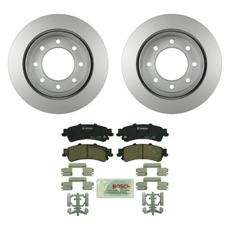 Bosch® - QuietCast™ Premium Rear Brake Kit with Ceramic Pads