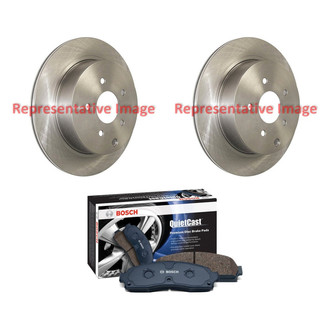 Bosch® - QuietCast™ Premium Rear Brake Kit with Ceramic Pads