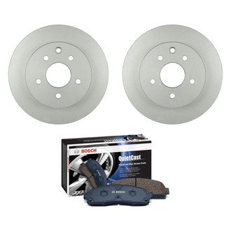 Bosch® - QuietCast™ Premium Rear Brake Kit with Ceramic Pads