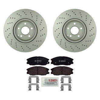 Bosch® - QuietCast™ Premium Front Brake Kit with Organic Pads