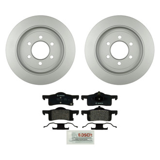 Bosch® BNDL-0595-31030654 - QuietCast™ Premium Rear Brake Kit with Organic Pads