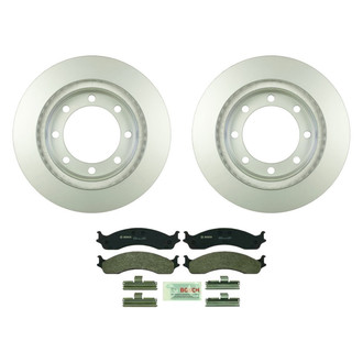 Bosch® - QuietCast™ Premium Front Brake Kit with Organic Pads