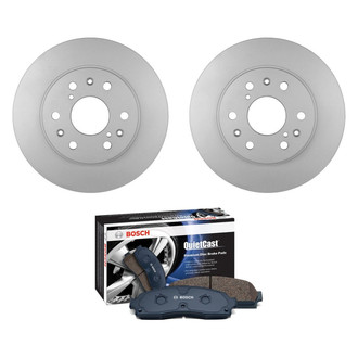 Bosch® - QuietCast™ Premium Front Brake Kit with Semi-Metallic Pads