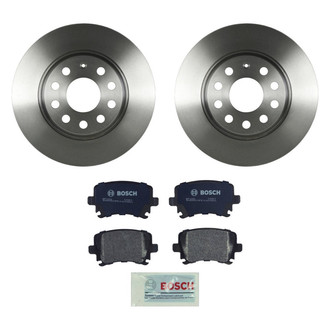 Bosch® - QuietCast™ Premium Rear Brake Kit with Organic Pads