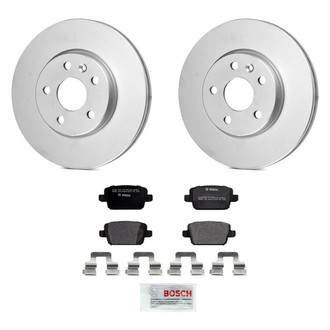 Bosch® - QuietCast™ Premium Rear Brake Kit with Organic Pads