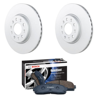Bosch® - QuietCast™ Premium Front Brake Kit with Ceramic Pads
