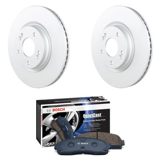Bosch® - QuietCast™ Premium Front Brake Kit with Ceramic Pads