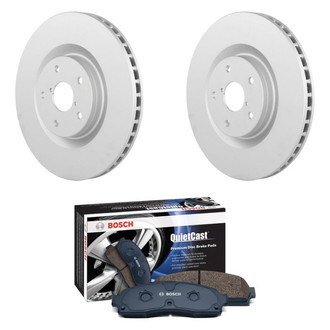 Bosch® - QuietCast™ Premium Front Brake Kit with Ceramic Pads