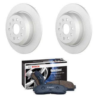 Bosch® - QuietCast™ Premium Rear Brake Kit with Ceramic Pads