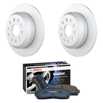 Bosch® - QuietCast™ Premium Rear Brake Kit with Ceramic Pads