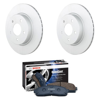 Bosch® - QuietCast™ Premium Rear Brake Kit with Ceramic Pads