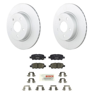 Bosch® - QuietCast™ Premium Rear Brake Kit with Ceramic Pads