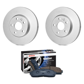 Bosch® - QuietCast™ Premium Rear Brake Kit with Organic Pads