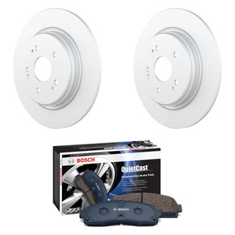 Bosch® - QuietCast™ Premium Rear Brake Kit with Ceramic Pads