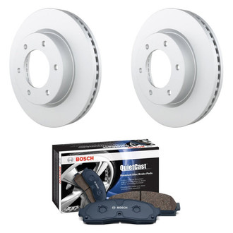 Bosch® - QuietCast™ Premium Brake Kit with Ceramic Pads