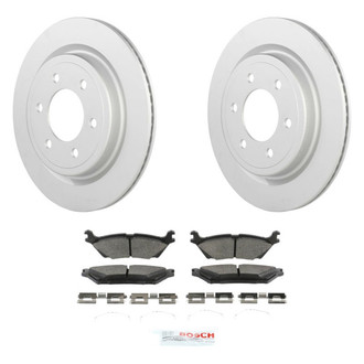 Bosch® - QuietCast™ Premium Rear Brake Kit with Ceramic Pads