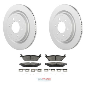 Bosch® - QuietCast™ Premium Rear Brake Kit with Ceramic Pads
