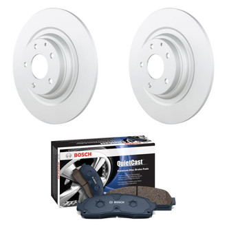 Bosch® BNDL-0595-31031953 - QuietCast™ Premium Rear Brake Kit with Ceramic Pads
