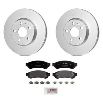 Bosch® - QuietCast™ Premium Rear Brake Kit with Organic Pads