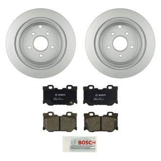 Bosch® - QuietCast™ Premium Rear Brake Kit with Organic Pads