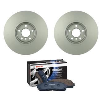 Bosch® - QuietCast™ Premium Front Brake Kit with Organic Pads