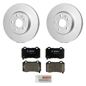 Bosch® - QuietCast™ Premium Rear Brake Kit with Organic Pads