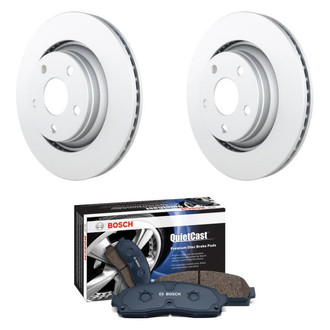 Bosch® - QuietCast™ Premium Front Brake Kit with Ceramic Pads