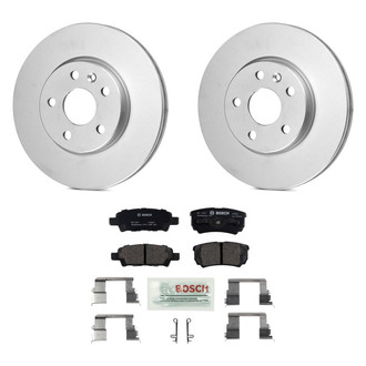 Bosch® - QuietCast™ Premium Rear Brake Kit with Ceramic Pads