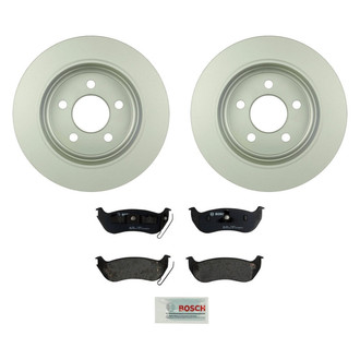 Bosch® BNDL-0595-31032525 - QuietCast™ Premium Rear Brake Kit with Organic Pads