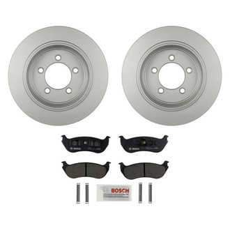 Bosch® BNDL-0595-31032597 - QuietCast™ Premium Rear Brake Kit with Ceramic Pads