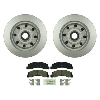 Bosch® - QuietCast™ Premium Front Brake Kit with Organic Pads